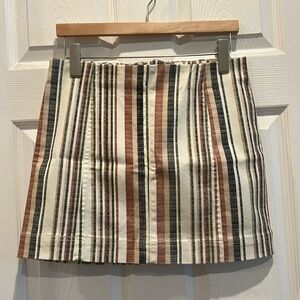 NWT JOLT Striped Mini Skirt
